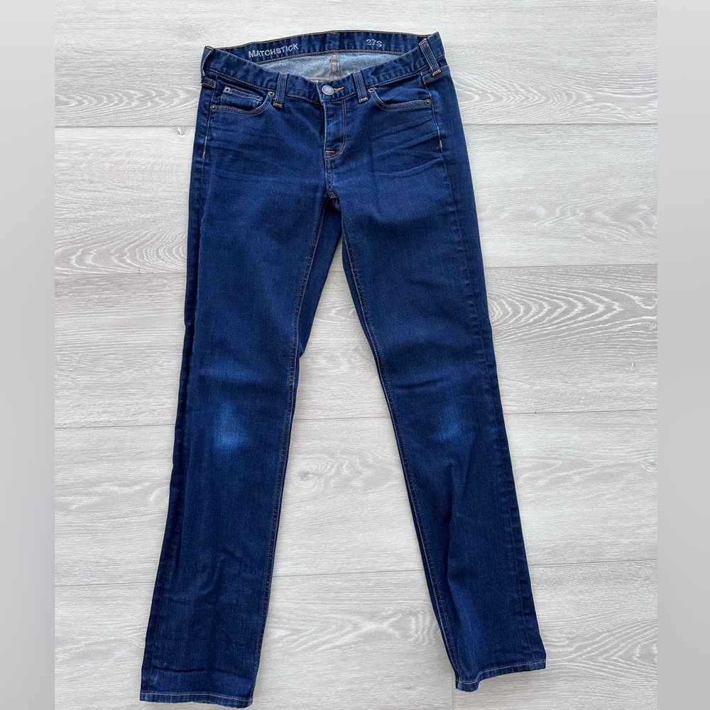 J. Crew matchstick 27 ankle jeans.